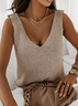 Casual Plain Loose Tank Top