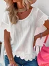Loose Casual Plain Shirt