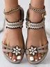 Summer Vacation Pu Plain Sandal