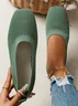 Casual Mesh Fabric Plain Shallow Shoes