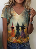 Halloween Witch Casual T-Shirt