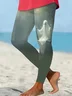 Halloween ghost tight leggings