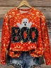 Halloween Design Casual Pullover Sweatshirt