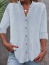 Women Striped Casual Daily Loose Long Sleeve Shirts