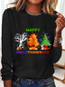 Hallothanksmas Casual Long Sleeve Shirt