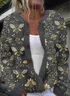 Bee flower button cardigan