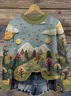 Forest Art Round Neck Sweater