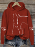 Love Pony Art Leisure Hoodie