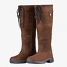 Leather Contrast Stitching Winter Cotton-Padded Boots