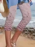 Women's Floral Spring and Autumn Printed Casual Fashion Leggings