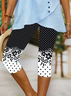 Women's Floral Spring Print Casual Leggings