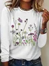 Realaxed Wildflowers Casual Long Sleeve Shirt
