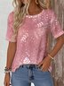 Casual Loose Crew Neck T-Shirt