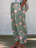 Women's Floral Print Casual Pants