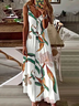 Women's Floral Print Casual Slip Dress