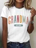 Gift For New Grandma Cotton T-shirt