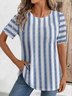 Print Casual Short Sleeve T-Shirt
