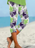 Women's Floral Print Casual Leggings