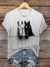 Casual Animal Regular Fit T-Shirt