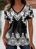 Regular Fit Casual Cotton Ethnic T-Shirt