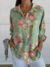 Women's Floral Print Casual Shirt