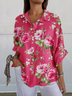 Women's Floral Print Casual Shirt