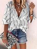 Casual Loose Mock Neck Shirt