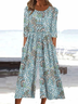 Women's H-Line Crew Neck Daily Going Out Casual Printing Floral Summer Ankle Pants Jumpsuit Romper