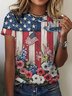 Women's Independence Day Print T-shirt