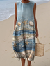 Regular Fit Casual Dress With No
