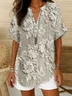 Women's Floral Print Casual Shirt