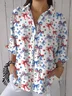 Women's Independence Day American Bow Celebration Printed Shirt Top