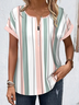 Casual Striped Blouse