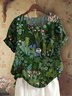 Street Floral Regular Fit Cotton Blouse