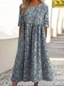 Plants Casual Dress With No
