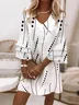 Regular Fit Vacation Dress With No
