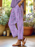 Women's Alzheimer's Print Casual Pants