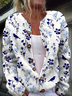 Crew Neck Loose Ethnic Cardigan
