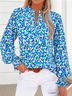 V Neck Casual Regular Fit T-Shirt