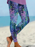 Women's Floral Print Casual Leggings