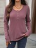 V Neck Casual T-Shirt
