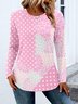 Casual Color Block T-Shirt