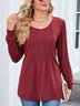 Cotton Regular Fit Crew Neck Casual T-Shirt