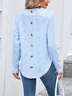 Casual Regular Fit Plain T-Shirt