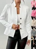 Geometric Dressy Buckle Regular Fit Blazer