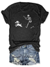 Women's Halloween Dog Funny Short Sleeve T-Shirt