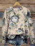 Casual Printing Floral Sweatshirt