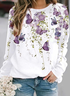 Casual Printing Sweatshirt