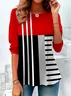 Casual Plaid T-Shirt