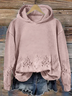 Women's Floral Print Casual Long Sleeve Hoodie